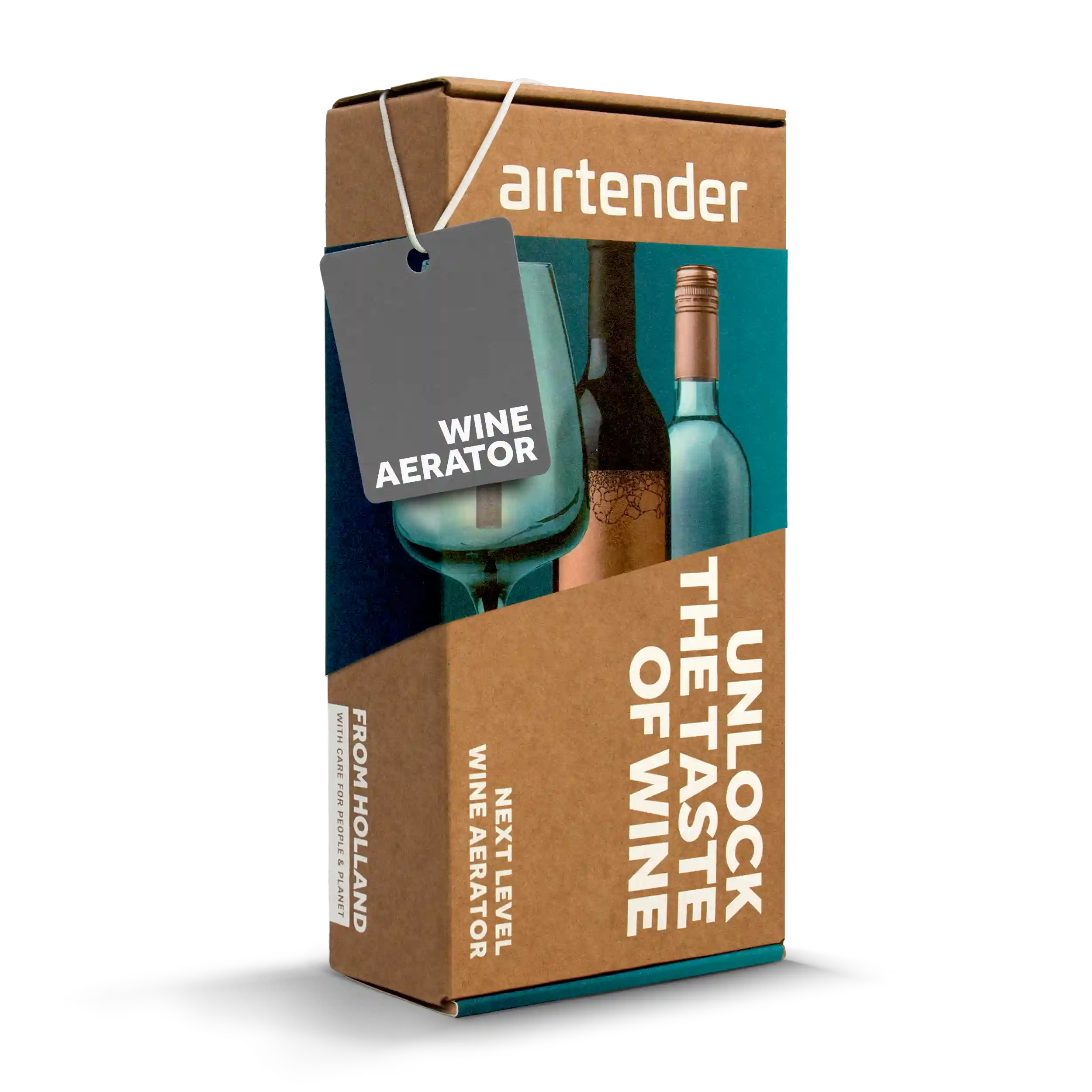 Airtender Wine Aerator Box Front