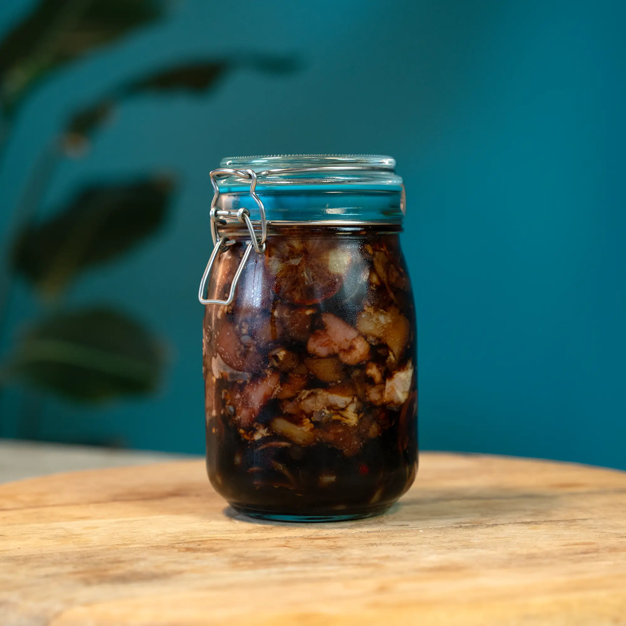 Marinating in Clip Top Jar